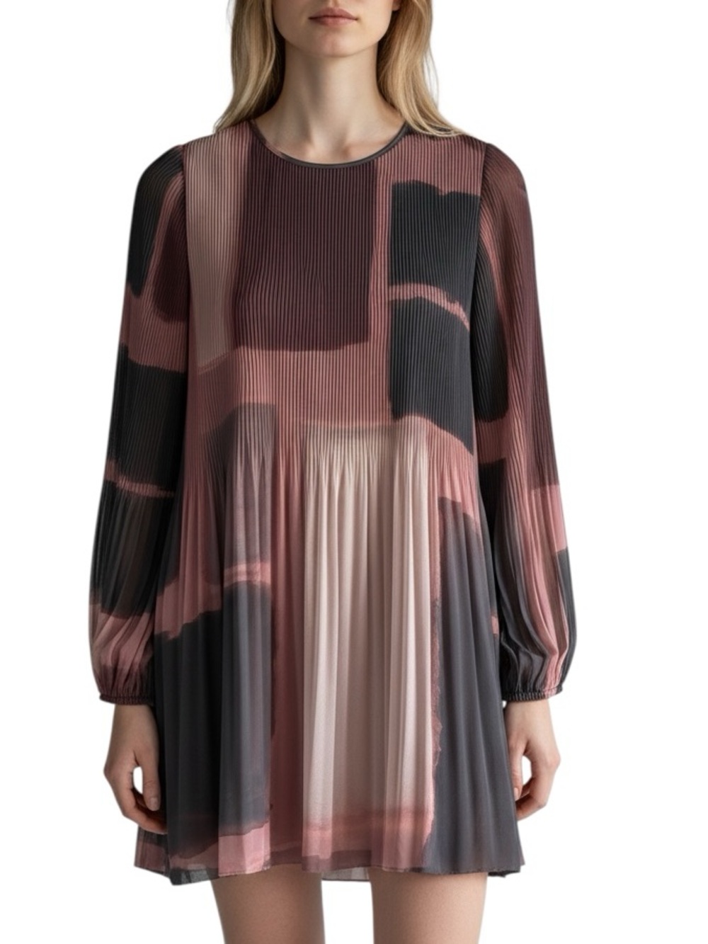 Wilfred Aritzia Daydreamer abstract print mini dress XS excellent condition